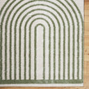 Fossay Shag FSG-2312 Grass Green / Light Beige Rug