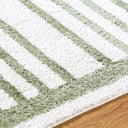 Fossay Shag FSG-2312 Grass Green / Light Beige Rug