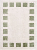 Fossay Shag FSG-2315 Grass Green / Light Beige Rug