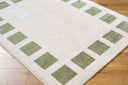 Fossay Shag FSG-2315 Grass Green / Light Beige Rug