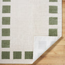 Fossay Shag FSG-2315 Grass Green / Light Beige Rug
