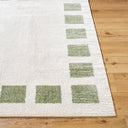 Fossay Shag FSG-2315 Grass Green / Light Beige Rug