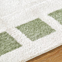 Fossay Shag FSG-2315 Grass Green / Light Beige Rug