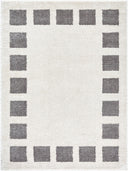 Fossay Shag FSG-2316 Charcoal / Light Beige Rug