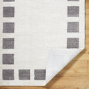 Fossay Shag FSG-2316 Charcoal / Light Beige Rug