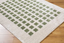 Fossay Shag FSG-2320 Grass Green / Light Beige Rug