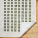 Fossay Shag FSG-2320 Grass Green / Light Beige Rug