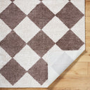 Fossay Shag FSG-2323 Dark Brown / Light Beige Rug
