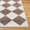 Fossay Shag FSG-2323 Dark Brown / Light Beige Rug