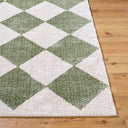 Fossay Shag FSG-2325 Grass Green / Light Beige Rug