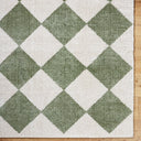 Fossay Shag FSG-2325 Grass Green / Light Beige Rug