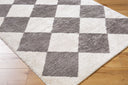 Fossay Shag FSG-2326 Charcoal / Light Beige Rug
