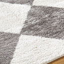 Fossay Shag FSG-2326 Charcoal / Light Beige Rug