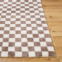 Fossay Shag FSG-2328 Dark Brown / Light Beige Rug