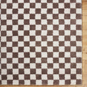 Fossay Shag FSG-2328 Dark Brown / Light Beige Rug