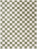 Fossay Shag FSG-2330 Grass Green / Light Beige Rug