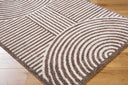 Fossay Shag FSG-2331 Dark Brown / Light Beige Rug