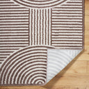 Fossay Shag FSG-2331 Dark Brown / Light Beige Rug