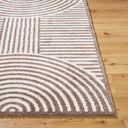 Fossay Shag FSG-2331 Dark Brown / Light Beige Rug
