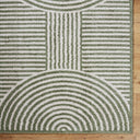 Fossay Shag FSG-2333 Grass Green / Light Beige Rug