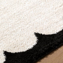 Fossay Shag FSG-2342 Black / Cream Rug
