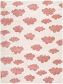 Fossay Shag FSG-2349 Ivory / Rose Rug