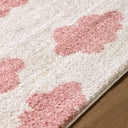 Fossay Shag FSG-2349 Ivory / Rose Rug