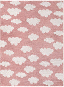 Fossay Shag FSG-2350 Ivory / Rose Rug