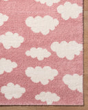 Fossay Shag FSG-2350 Ivory / Rose Rug