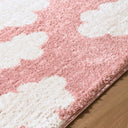 Fossay Shag FSG-2350 Ivory / Rose Rug