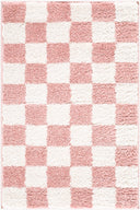 Fossay Shag FSG-2354 Ivory / Rose Rug