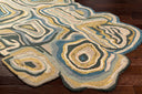 Gypsy GYP-201 Cream / Dark Blue Rug