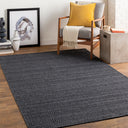 Hickory HCK-2300 Black / Charcoal Rug