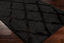 Hudson Shag HDS-2300 Black Rug