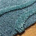 Hudson Shag HDS-2304 Dark Blue / Dusty Sage Rug