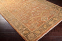 Hillcrest HIL-9009 Brown / Burgandy Rug