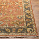 Hillcrest HIL-9009 Brown / Burgandy Rug