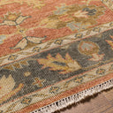 Hillcrest HIL-9009 Brown / Burgandy Rug