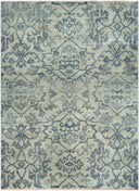 Hillcrest HIL-9036 Blue / Light Sage Rug
