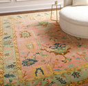 Hillcrest HIL-9044 Bright Yellow / Brown Rug