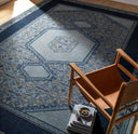 Haven HVN-1218 Blue / Charcoal Rug