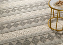 Hygge HYG-2300 Charcoal / White Rug