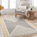 July JUY-2306 Beige / Black Rug