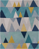 Kennedy KDY-3012 Blue / Gray Rug