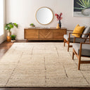 Khyber KHY-2302 Beige / Dark Brown Rug