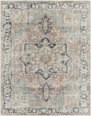 Kemer KMR-2307 Navy / Orange Rug