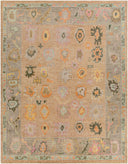 Kars KSA-2302 Bright Yellow / Light Beige Rug