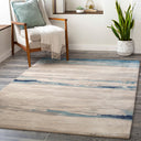 Kavita KVT-2306 Deep Teal / Gray Rug
