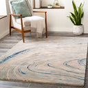 Kavita KVT-2308 Deep Teal / Gray Rug