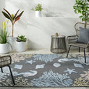 Lakeside LKD-2310 Blue / Charcoal Rug